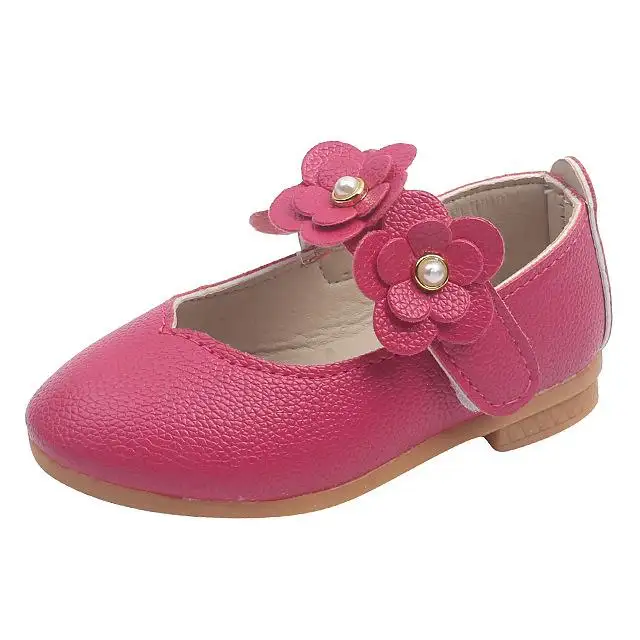 Taglia 21-36 bambini vendita calda scarpe da ragazza a buon mercato moda principessa Slip-on Bow scarpe in pelle Pu per scarpe da ragazza