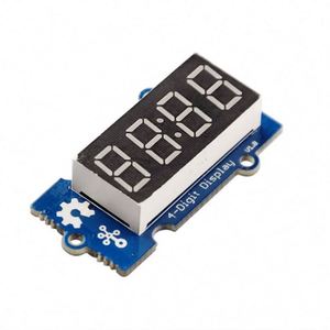 Grove 4 haneli 7 Segment kırmızı alfanümerik LED ekran TM1637 denetleyici 4 haneli ekran Grove V1.0 modülü ararmikro Bit için