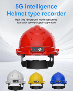 Tech Hub 5G navigasi GPS WIFI 1080p audio video rekaman interkom helm pemadam kebakaran helm keselamatan AI deteksi plastik - Product Image 2