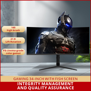 165hz Ultrawide monitör 4K eğrisi monitör toptan fiyat 4k ekran Pc 144Hz oyun monitörü 34 inç 4K - Product Image 4