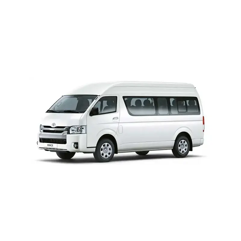 Promoción CALIENTE Autobuses urbanos usados Toyota Hiace Gasolina Minibuses de segunda mano Furgoneta de pasajeros a la venta