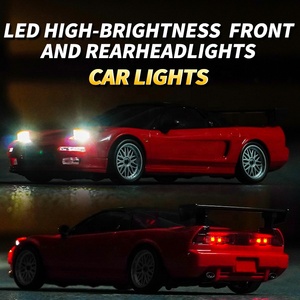 LDRC 1803 1/18 NSX RTR uzman seviye 2.4G orantılı ESP ESP Gyro Led ışıkları RC Drift araba yarışı araç modeli oyuncak RTR Metal - Product Image 5
