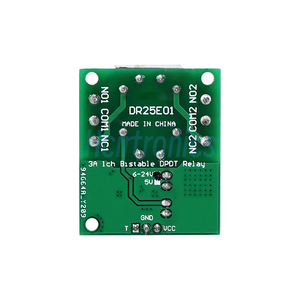 DR25E01 DC 5V 6V 9V 12V 24V 3-5A Flip-Flop mandal DPDT röle modülü Bistable kendinden kilitleme anahtarı - Product Image 4