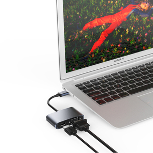 Colorii UHV2 <strong>USB</strong> a to <strong>HDMI</strong> Converter 1080P <strong>VGA</strong> Dual Display for Laptop and Computer - Product Image 1