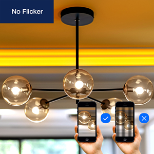 Oem/ODM có sẵn Frosted E27 5.5W 550LM 2700K Dimmable dẫn bóng đèn cho phòng khách đèn chùm - Product Image 5