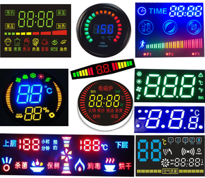 Multi colore custom made 7 seven segment display led