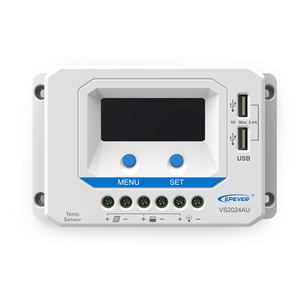 Двойной USB-Контроллер заряда VS2024AU epever pwm - Product Image 1