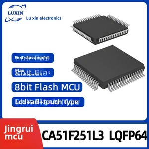 Jinrui Ca51F251L3 LQFP64 8-Bit-Mikrocontroller LCD AD Touch Chip PIC Core SOP Elektronische Komponenten für die Entwicklung von MCU-Programmen