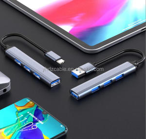 Type-C เป็น USB Splitter set Hub3.0 1ถึง4 USB หลายพอร์ตขยายคอมพิวเตอร์ฮับ USB Extender - Product Image 6