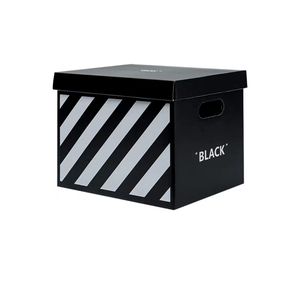 Großhandel faltbare Wellpappe Archiv Pappe Papier Lagerung UV-Beschichtung Prägung für Lebensmittel Kerzen Matt Laminierung Ordner - Product Image 3