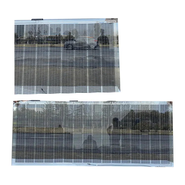 2024 prezzo pannello solare 203w film sottile amorfo trasparente pannello solare bipv