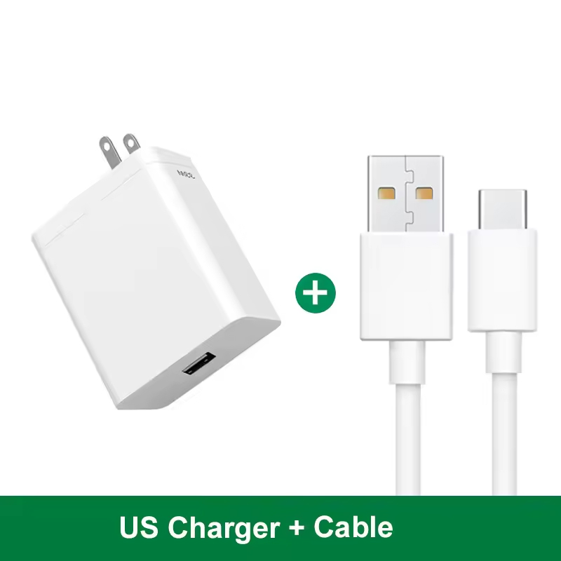 White US 33W charger + 1m cable u-c