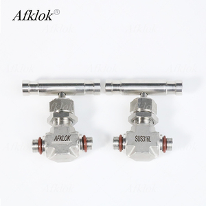 Лидер продаж, клапан контроля давления, игольчатый клапан из нержавеющей стали с цилиндром для кислородного водорода CO2, игольчатый клапан - Product Image 5