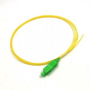 Coleta de fibra óptica monomodo G652D, 1 núcleo SC/amarillo utilizado para equipos de fibra óptica FTTH/FTTX - Product Image 1