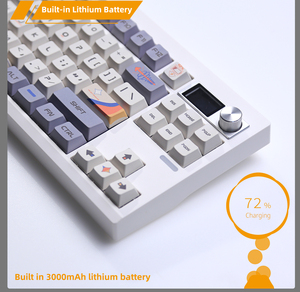 Kit de teclado GMK87 con pantalla de visualización, estructura de junta retroiluminada RGB, Teclado mecánico para juegos para VIA personalizado - Product Image 5