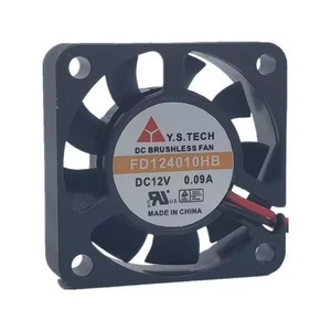 小型シャーシ周波数変換器冷却ファンFD124010HB DC12V 0.09A 4010 4cm