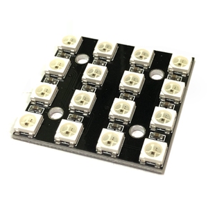 WS2812B 4*4 RGB Vollfarb-LED-Treiber modul 16-Bit-Farblampen-Entwicklungsplatine - Product Image 1