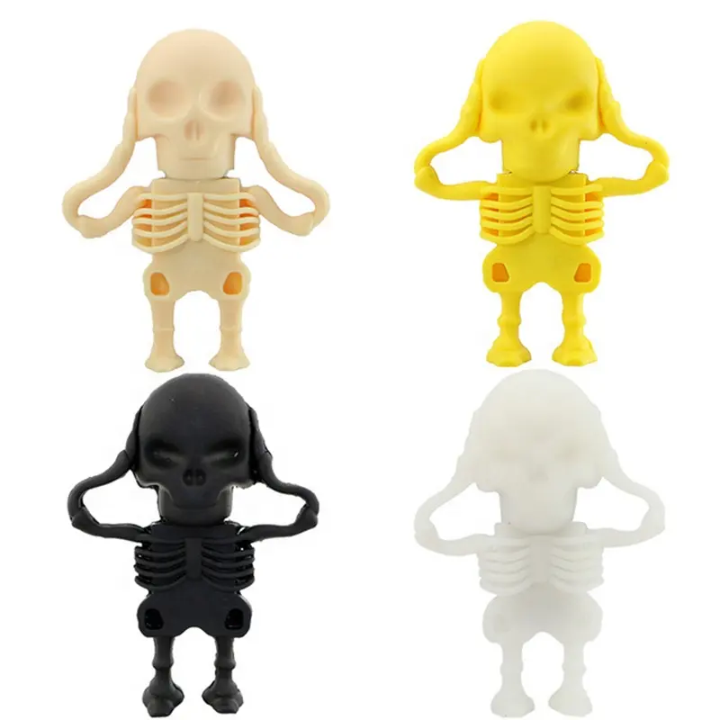 Zombies 4Gb 8Gb U Schijf 16Gb 32Gb Cool Skull Skelet Frame Usb 2.0 Flash Drive Ghost Memory Stick Pen Disk Halloween Cadeau