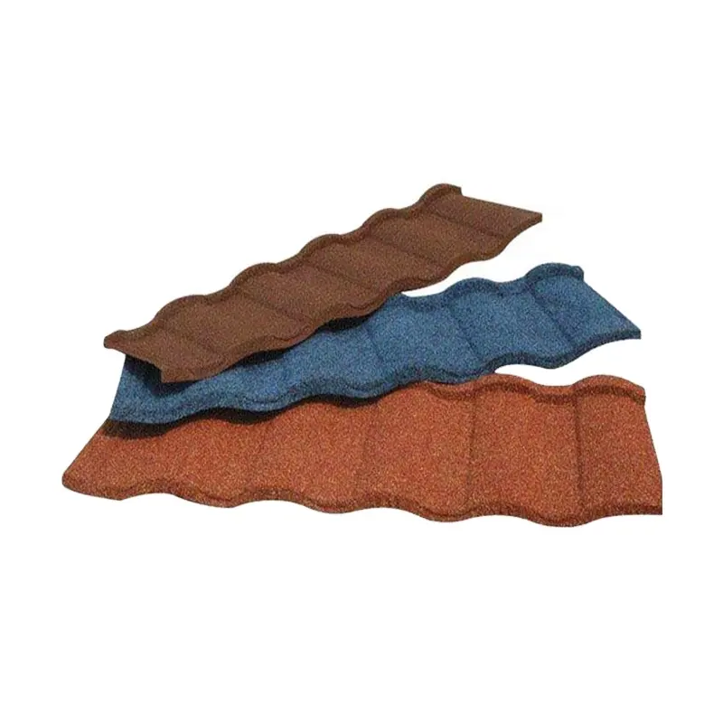 sand coated metal roofing sheets asfalt roof stone coated steel roof tiles