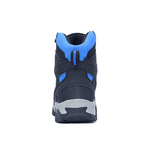EVA RB çimentolu taban eylem nubuk deri örgü üst S3 çelik toecap güvenlik ayakkabıları yürüyüş için