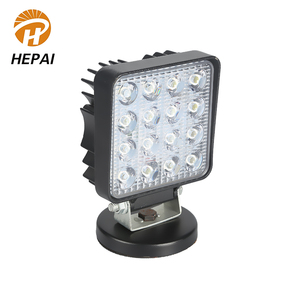 Simple Design Angel Eye Waterproof Driving Car Accessories square Machine Ip68 48w <strong>Led</strong> Work Light Universal Working Headlights - Product Image 3