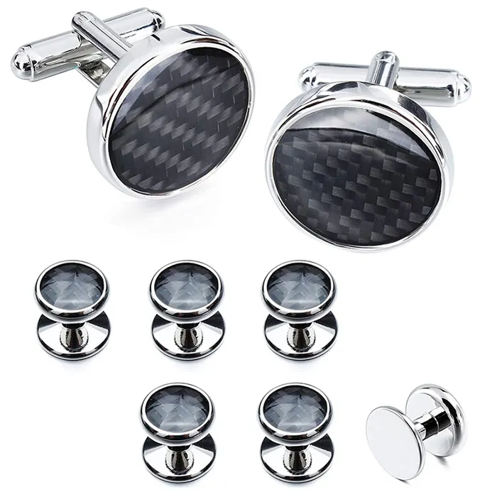 Wholesale Brands Sublimation Shirts Stainless Steel Custom Customized Cuff Links Metal Blank Cufflinks