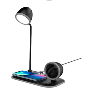 Estación de carga rápida multifuncional 3 en 1 Lámpara de mesa Led Luz de escritorio Cargador inalámbrico - Product Image 5