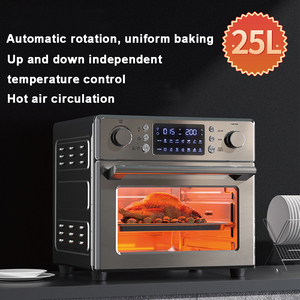 Forno per tostapane con friggitrice ad aria visibile con controllo digitale multifunzione Extra-Large da 25 litri - Product Image 5
