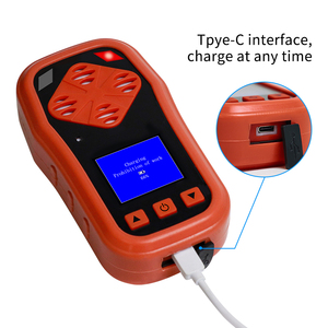 セキュリティ4in1マルチガス検知器ポータブルCOO2 H2S CH4ガス漏れ検知器 - Product Image 2