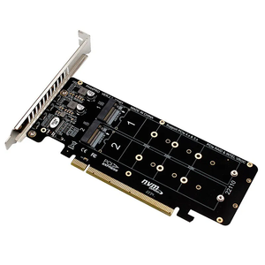 4Port M.2 NVME to <strong>PCI</strong> Express X16 4.0 Bifurcation Raid <strong>Controller</strong> M KEY NVME PCIE Split Card for 2230 2242 2260 2280 NVME M2 SSD - Product Image 5