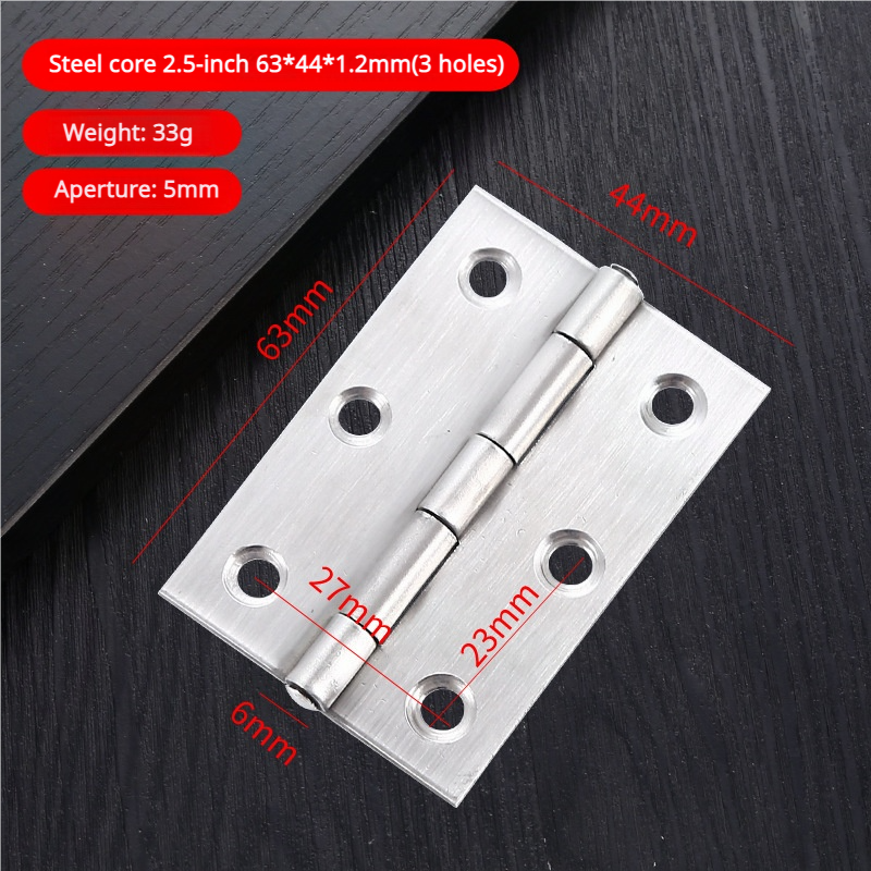 Steel core 2.5 inches 63*44*1.2mm(3 holes)