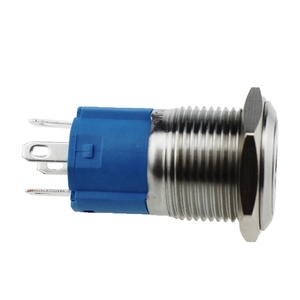 12mm impermeabile power dpdt 8mm piccolo mini pulsante led interruttore in metallo black19mm 12mm interruttore di ripristino automatico 6v con luce di ripristino automatico - Product Image 3