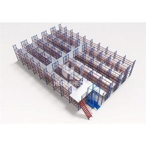 CE/ISO Großformat iges Paletten reifen regal Mehr schicht iges Mezzanine-Dachboden regals ystem - Product Image 6