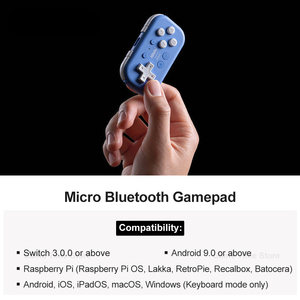 New product micro bluetooth controller pocket-sized mini gamepad nin tendo switch, android, and <strong>raspberry</strong> <strong>pi</strong>, support <strong>keyboard</strong> - Product Image 2