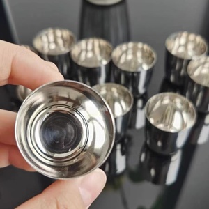99.95% 纯度容量10ml 15ml 20ml 30ml 40ml 50ml 100ML实验室器皿用标准高温铂金坩埚 - Product Image 4