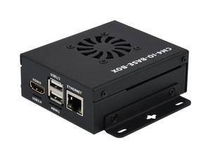 Mini-Computer basierend auf Raspberry Pi Compute Modul 4 (NICHT enthalten), Mini IO Board Lite Ver, Metall gehäuse, mit Lüfter - Product Image 4