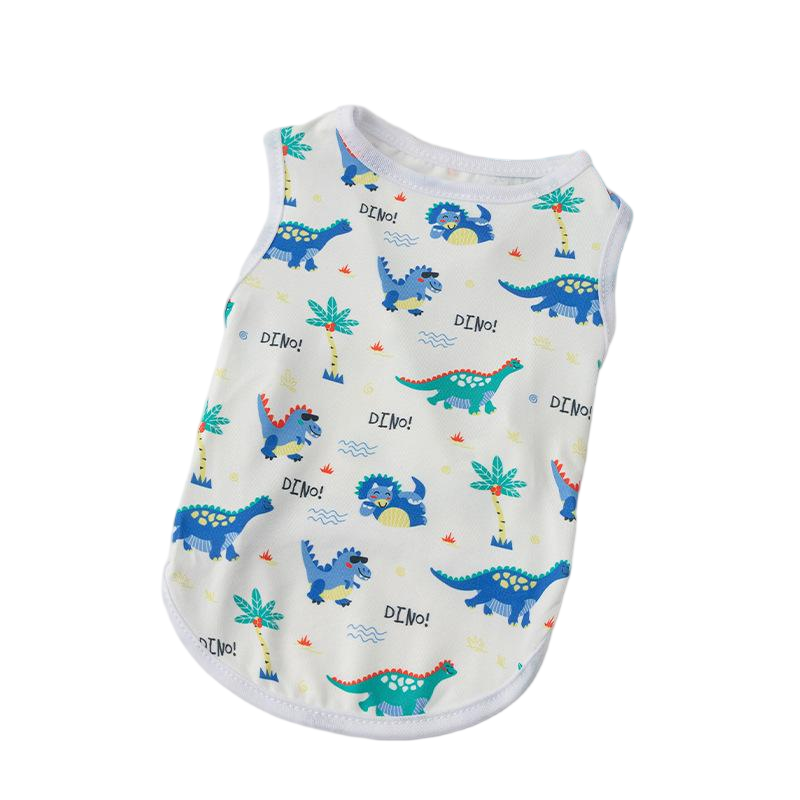 Camiseta sin mangas - Dinosaurio pequeño de dibujos animados