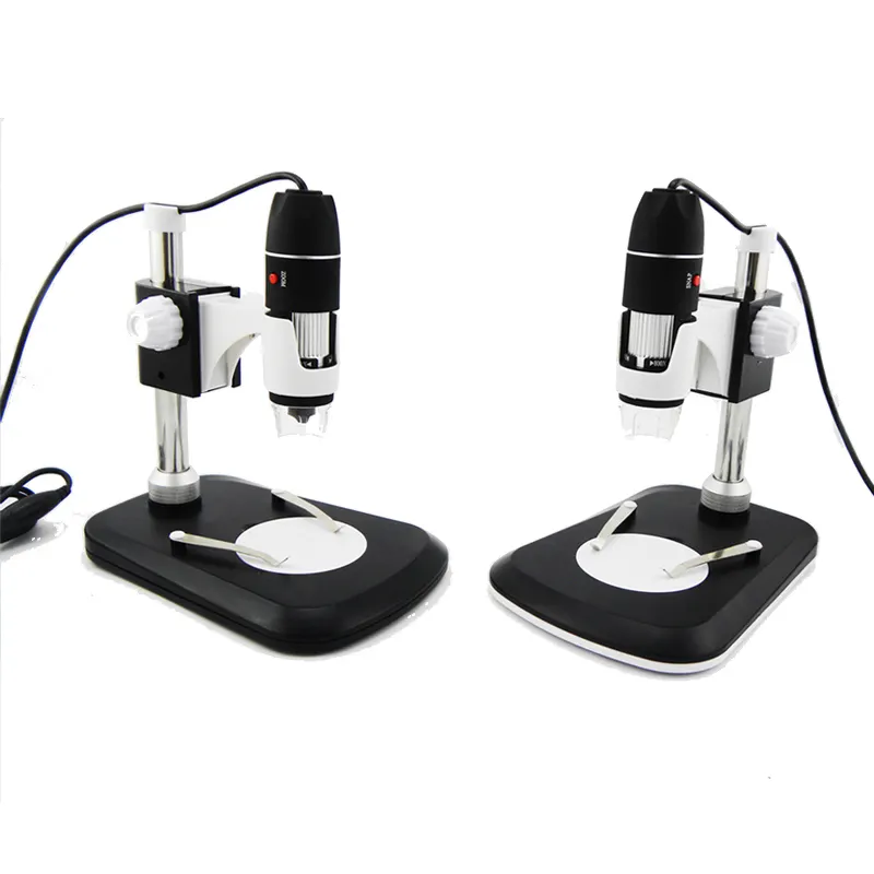 Microscópio elétrico portátil câmera de vídeo 800x hd, pc digital