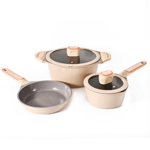 Tốt nhất bán nhà bếp Hàn Quốc bít tết đá nấu nướng nồi và chảo không dính <span class=keywords><strong>Cookware</strong></span> Set - Product Image 6