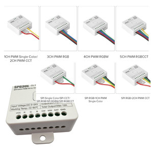 Светодиодный контроллер света SP630E PWM Одноцветный CCT RGB RGBW RGBCCT TTL WS2811 WS2812B WS2813 WS2814 WS2815 SK6812 LB1934 - Product Image 2