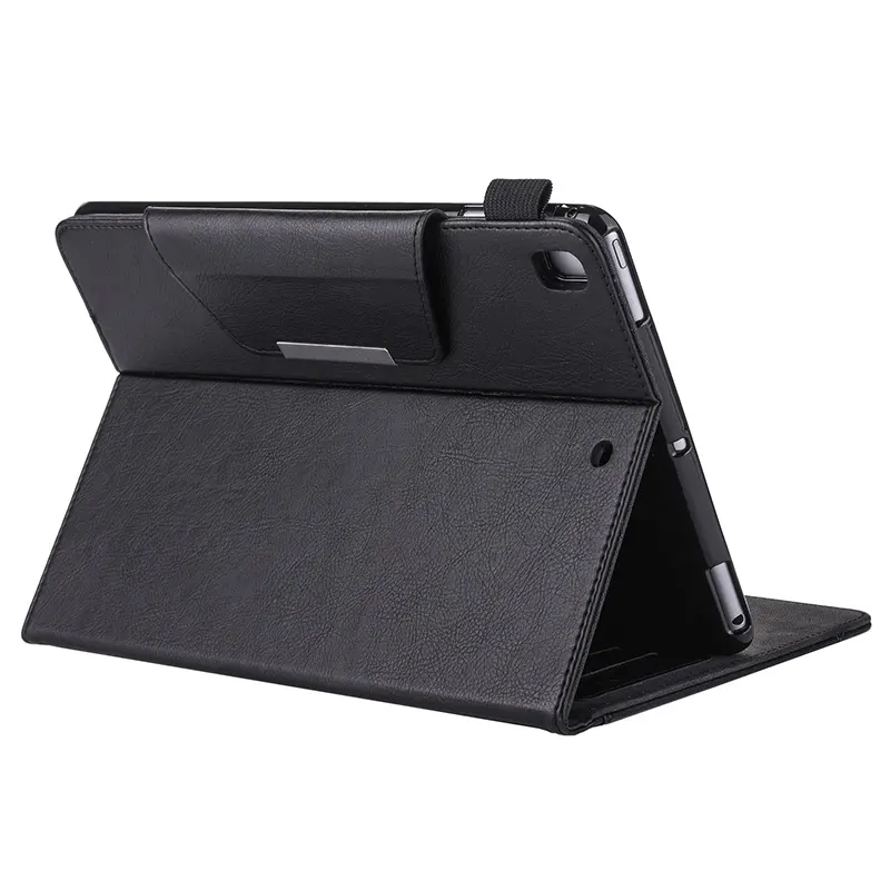 Iş tarzı tablet deri iPad kılıfı 9.7 inç evrensel cüzdan standı deri telefon kılıfı
