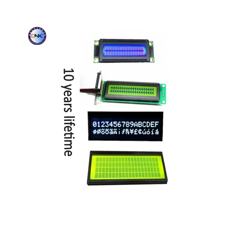 Module d'affichage à écran numérique LED personnalisé CNK Module d'affichage LCD à écran matriciel COB 1602 caractères.