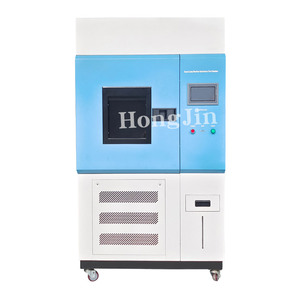 Hongjinプログラム可能なキセノンランプエージングテストチャンバーキセノンアークランプ耐候性シミュレートされた日光加速エージングテスト - Product Image 1