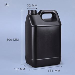 Vendita calda 5L di plastica quadrata tanica addensare HDPE contenitore di imballaggio con coperchio a vite - Product Image 5