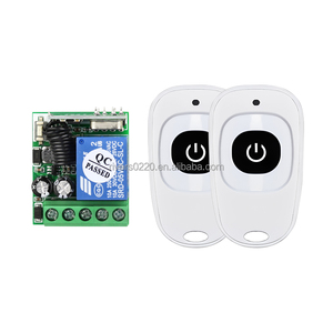 433M Universal kabelloser Funkfernsteuerungsschalter DC12V 24V 1CH Relais Funkfernsteuerungsschalter Sender- und Empfänger-Kit - Product Image 1