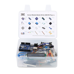 Robowiz Sensormodul Starterset für Arduino Set R3 0.96 OLED 1602 LCD-Display mit Tutorial für Arduino uno