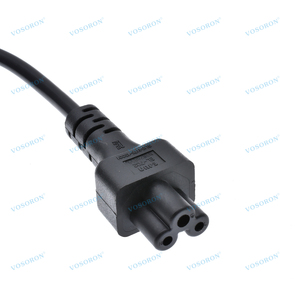 C8 C5 güç kablosu, IEC320 C8 C5 uzatma kablosu, 1FT şekil 8 C8 erkek erik çiçeği C5 dişi adaptör, 250V 2.5A, 30cm - Product Image 6