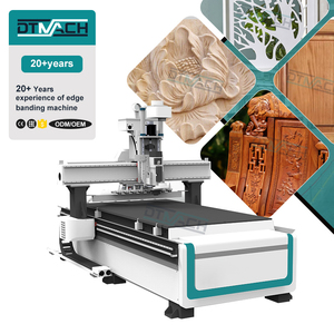 Enrutador CNC ATC, cambiador de herramientas automático lineal de 3 ejes, maquinaria de grabado CNC de madera para fabricación de armarios de muebles - Product Image 1