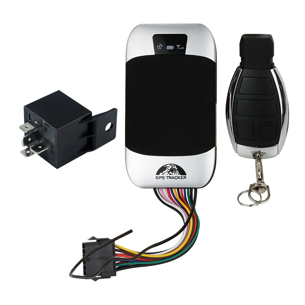 Rastreador gps de aceite de corte remoto a través de SMS GPRS APP móvil gps de la motocicleta tracker tk 303 coban