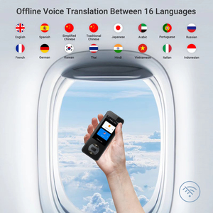 Dispositivo de traductor de idiomas AI W12 traducción en línea en 144 idiomas compatible con traductores inteligentes de voz de foto sin conexión - Product Image 3